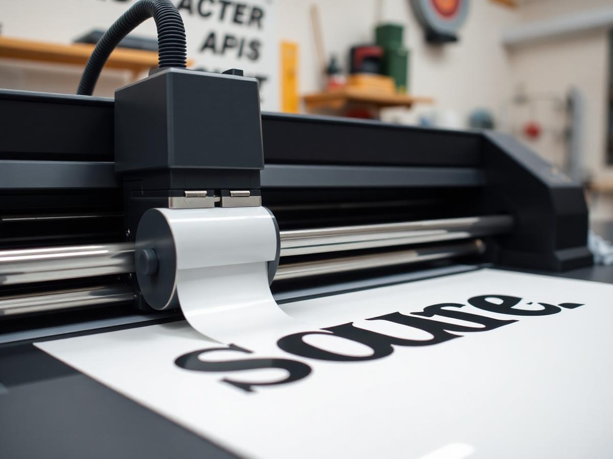 Plotter ile folyodan yazı kesimi